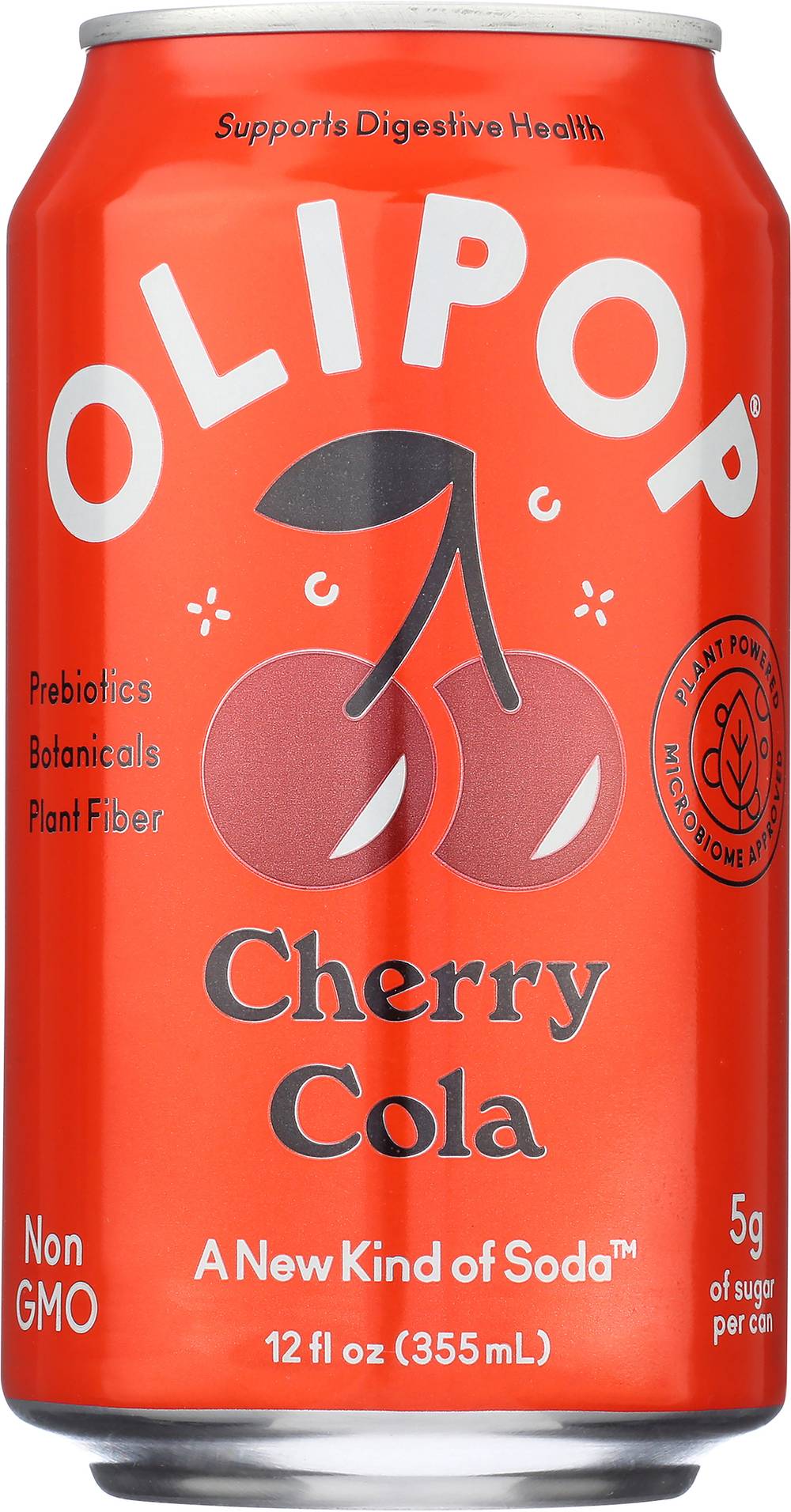 Olipop a New Kind Of Soda Cola (12 fl oz) (cherry)