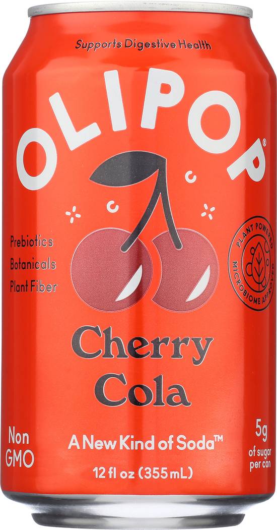 Olipop a New Kind Of Soda Cola (12 fl oz) (cherry)