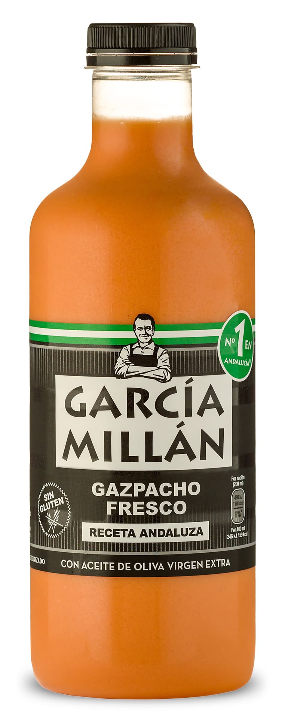Gazpacho Fresco Con Aceite De Oliva García Millán Botella 1 L