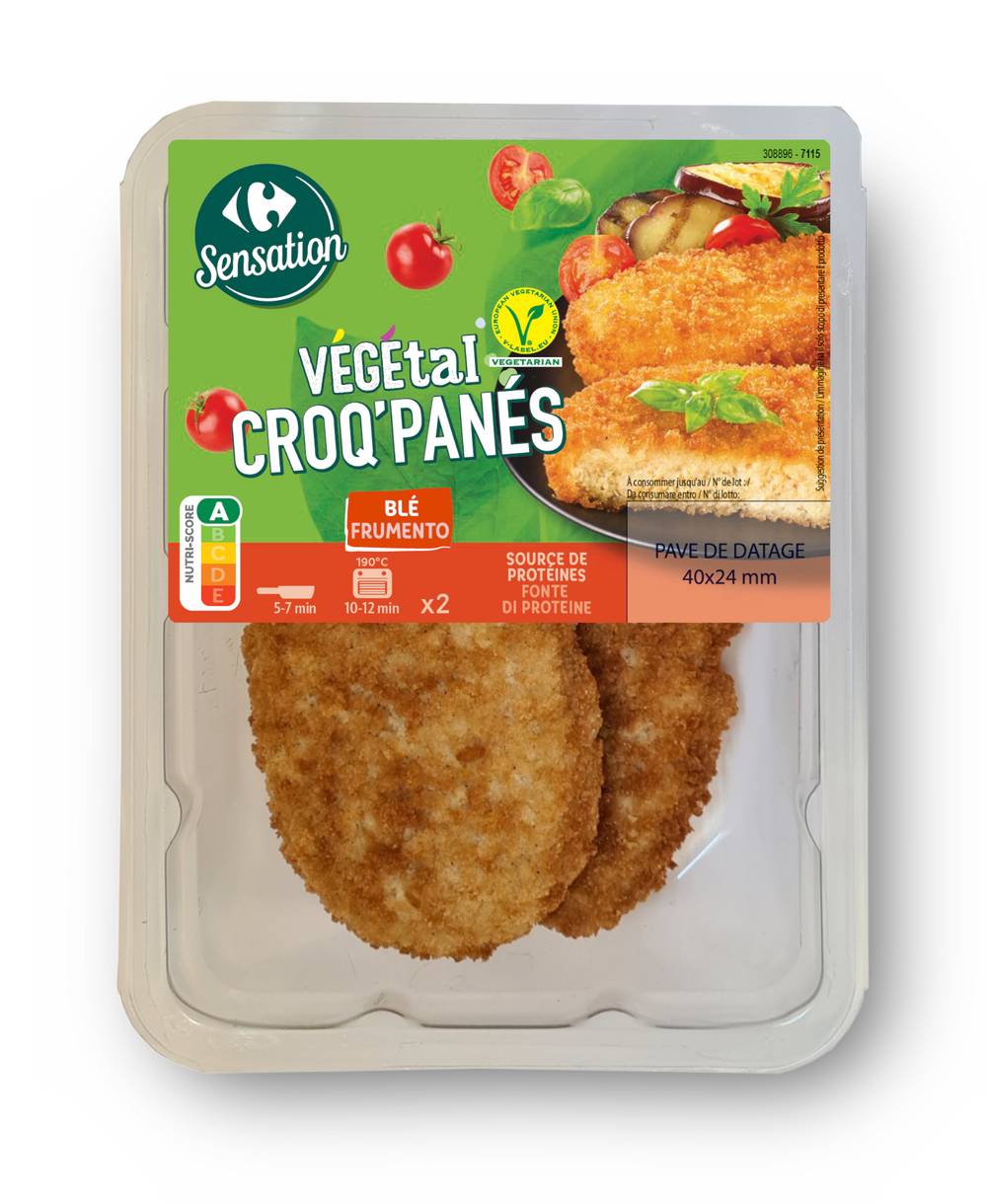 Carrefour Sensation - Panés végétal blé (2)