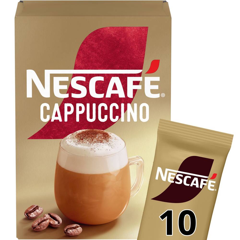 Cappuccino Original NESCAFE - la boîte de 140g - 10 sticks
