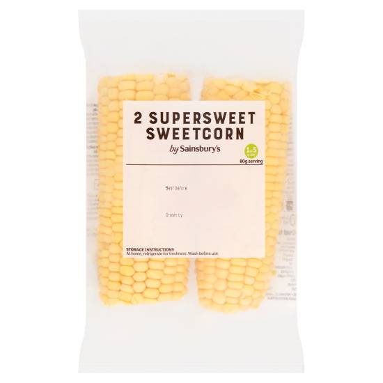 Sainsbury's Supersweet Sweetcorn (2 pack)