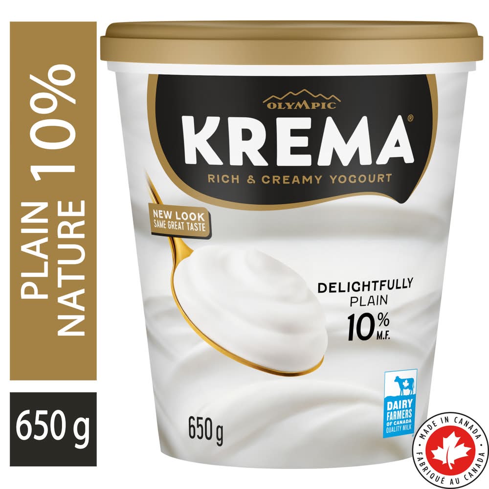 Olympic Rich & Creamy Plain Nature Yogurt (650 g)
