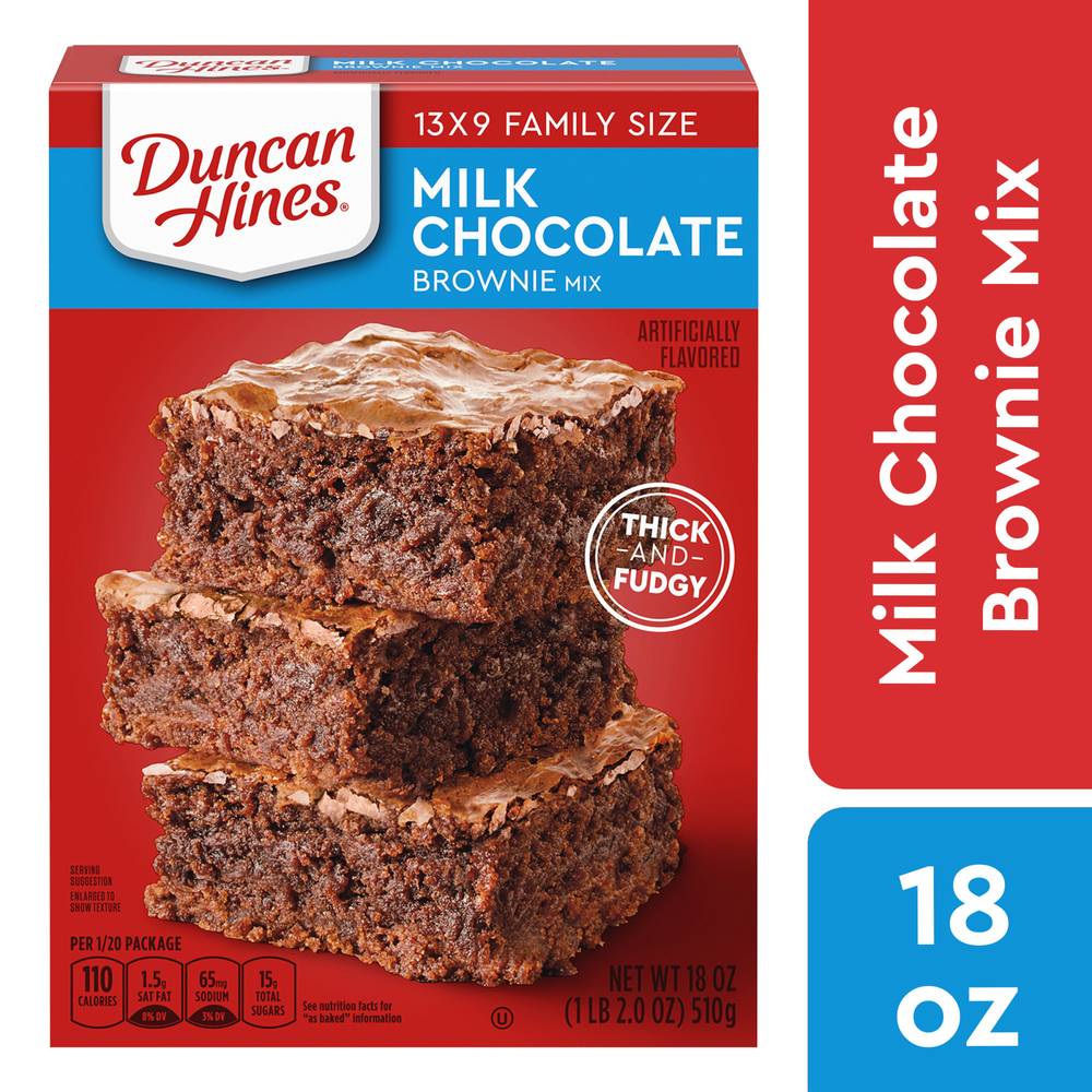 Duncan Hines Family Size Milk Chocolate Brownie Mix