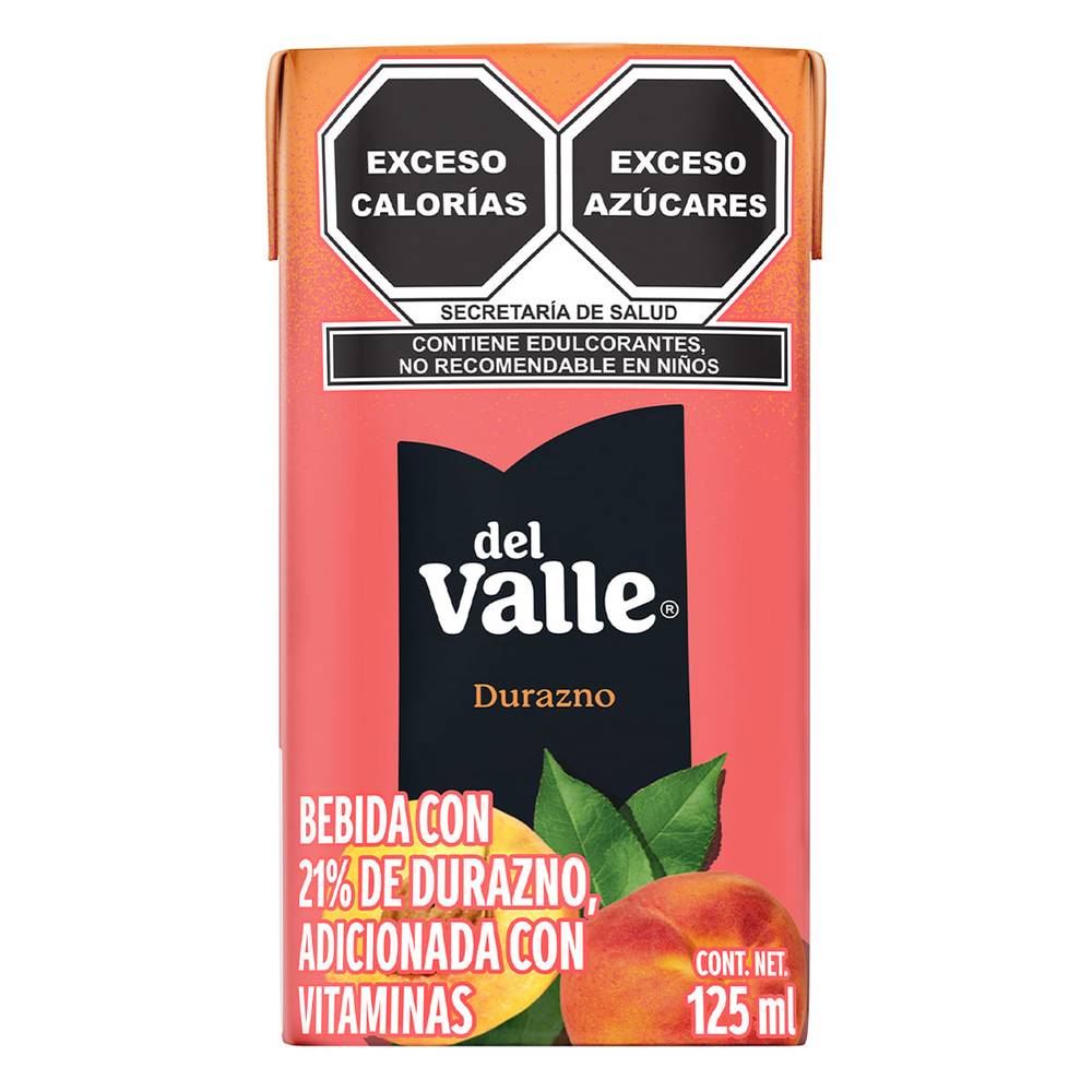Del Valle · Jugo de durazno (125 ml)