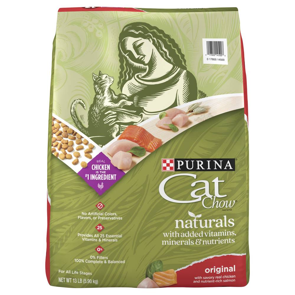 Purina Cat Chow Naturals Original Cat Food (13 lbs)