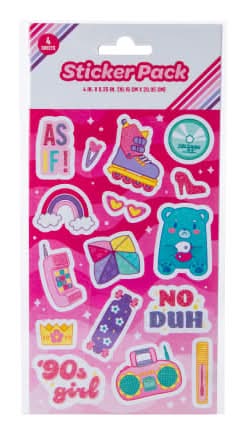Kawaii Animals & Food Sticker Pack Throwback Vibes