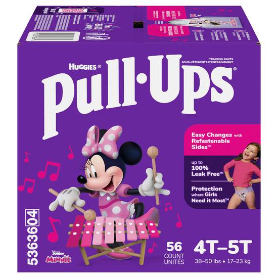Pull-Ups Disney Junior Minnie Training Pants 4t-5t, (56 ct)