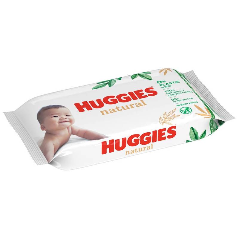 Huggies - Lingettes pour bébé natural (48 pièces)