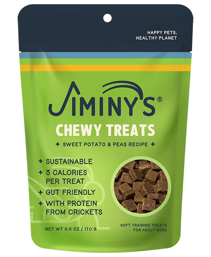 Jiminy's Sweet Potato & Peas Recipe Soft Training Dog Treats (6 oz)