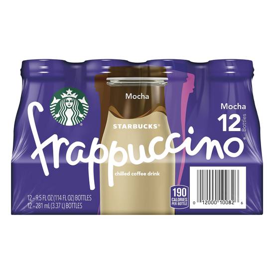 Starbucks Frappuccino Chilled Coffee Drink (12 ct, 9.5 fl oz) (mocha)