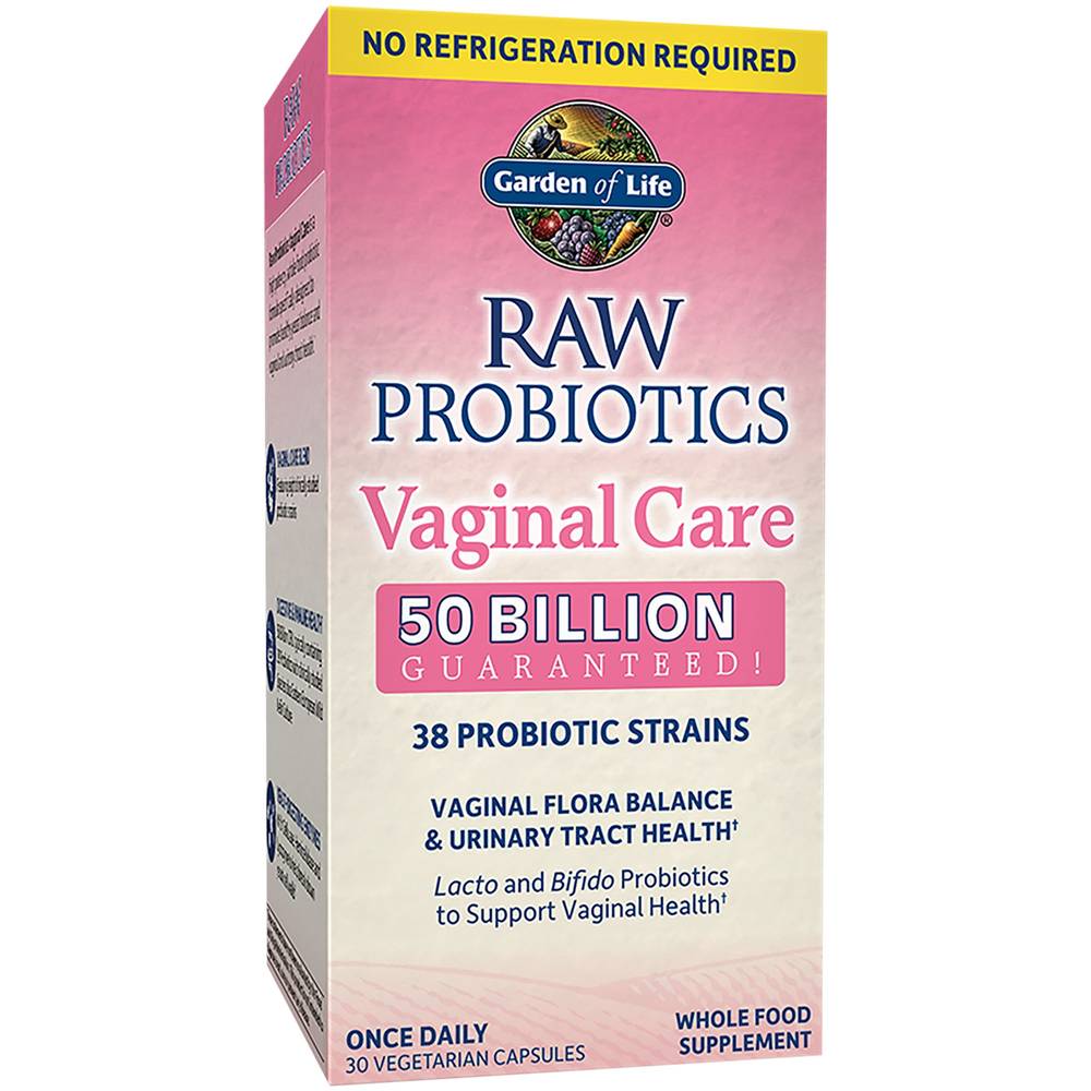 Garden Of Life Raw Probiotics Vaginal Care Capsules