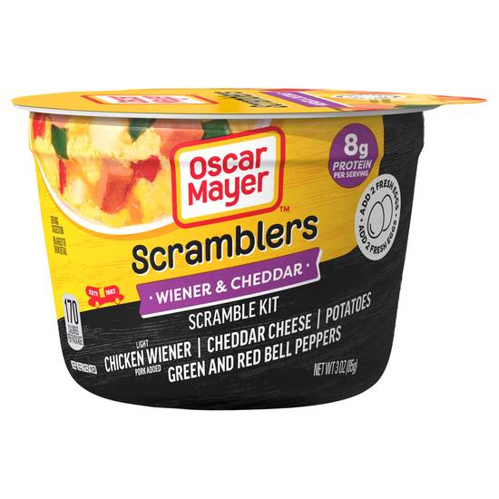 Oscar Mayer Scramblers Variety Flavor Wiener & Cheddar