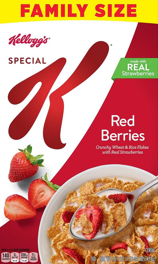 Special K Kellogy's Family Size Red Berries Cereal