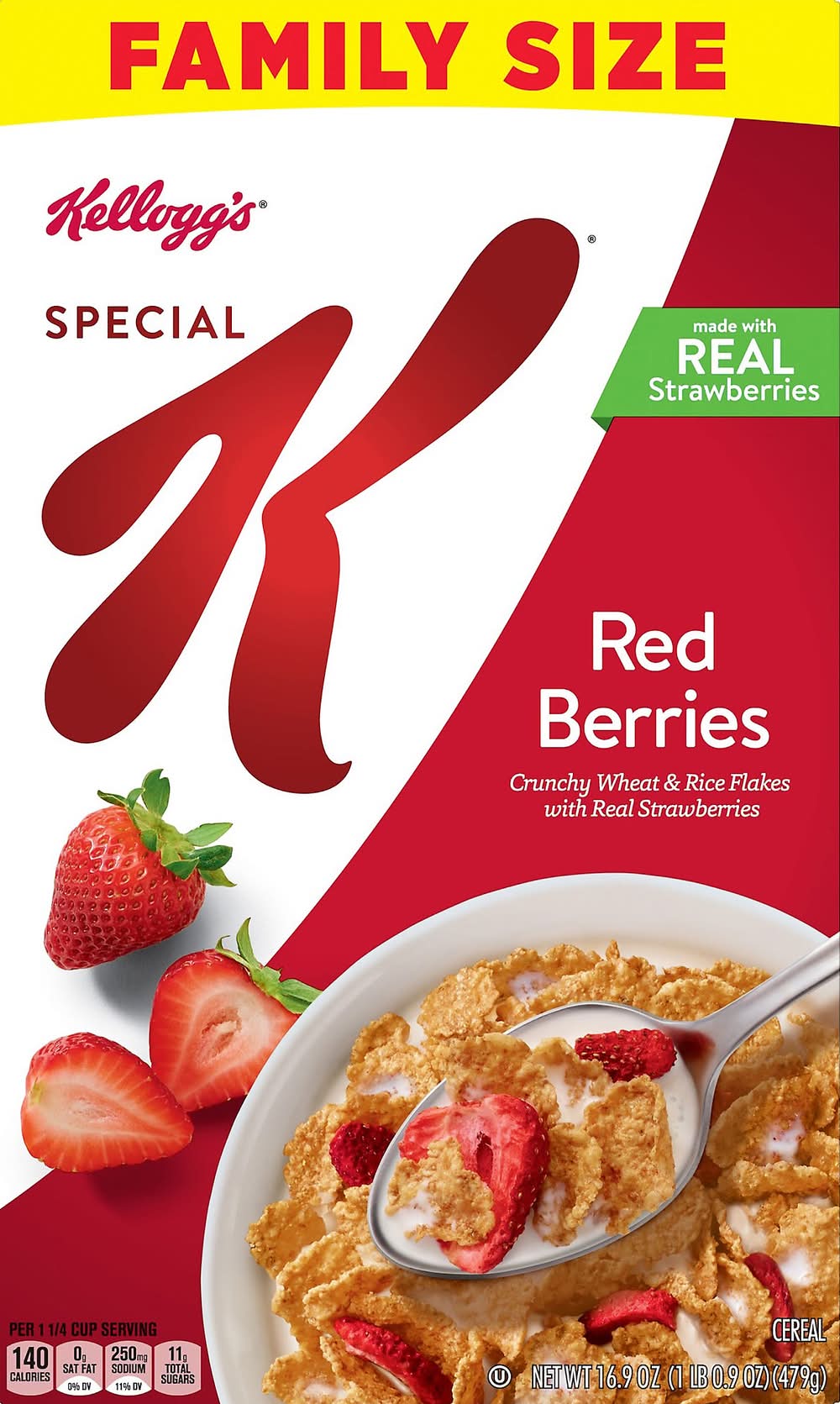 Special K Kellogg's Family Size Cereal, Red Berries (16.9 oz)