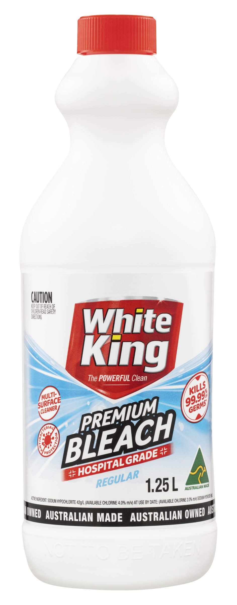 White King Premium Bleach Regular (1.25L)