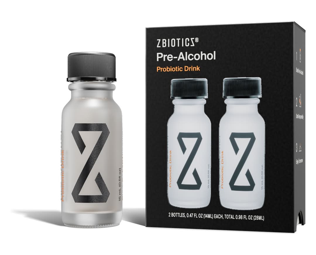 Zbiotics Pre-Alcohol Probiotic Drink (0.5 fl oz)