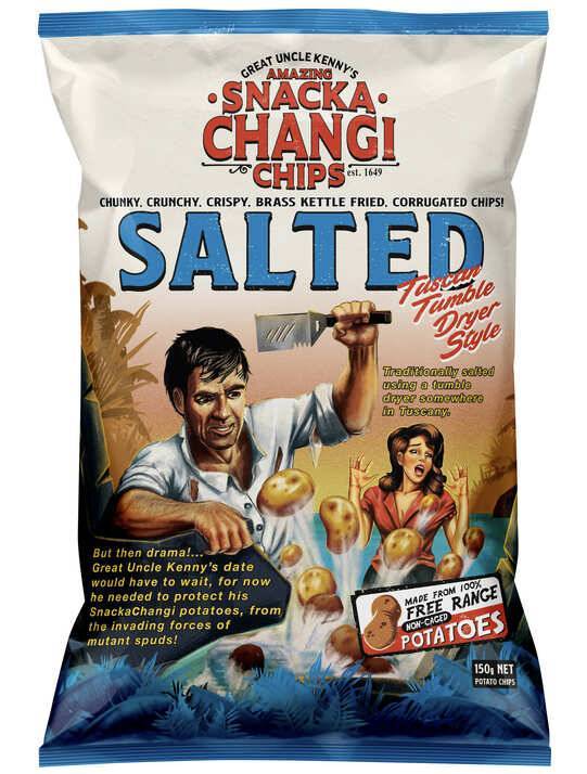 Snacka Changi Chips Salted 150g