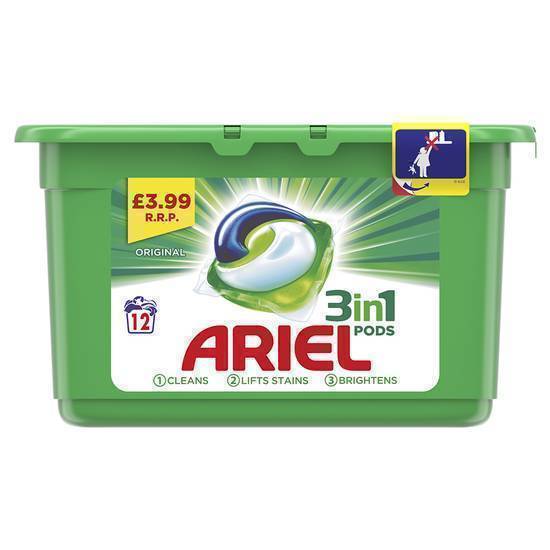 Ariel 3in1 Pods Washing Detergent 12pk