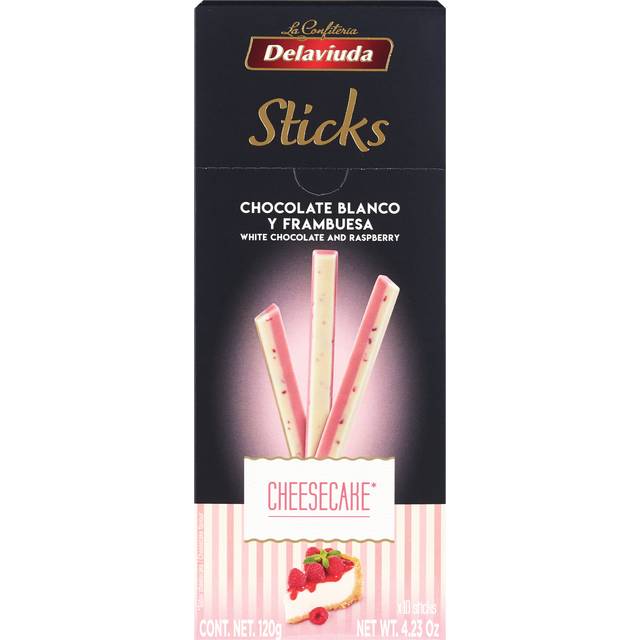 Delaviuda Chocolate Strawberry Turron Sticks (200g carton)