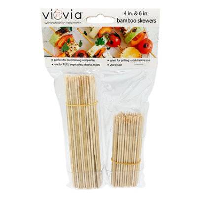 Viovia Bamboo Skewers (200 ct)