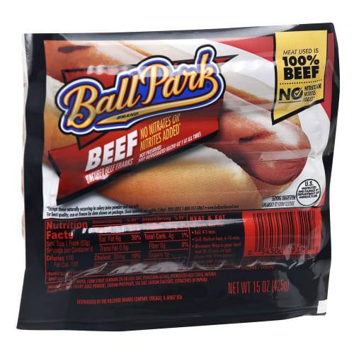 Ball Park (Hot Dogs) Hotdog Franks Beef (15 oz)