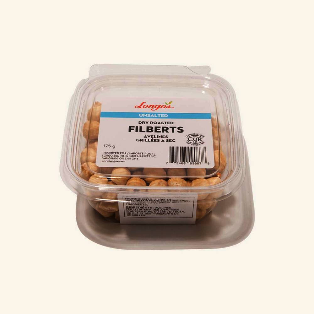 Longo's Dry Roasted Unsalted Hazelnuts Delivery Near Me Order Online