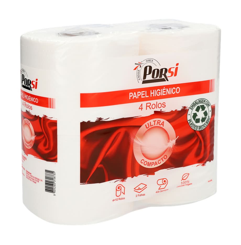 Porsi  - Papel higiÃ©nico ultra compact 2 folhas
