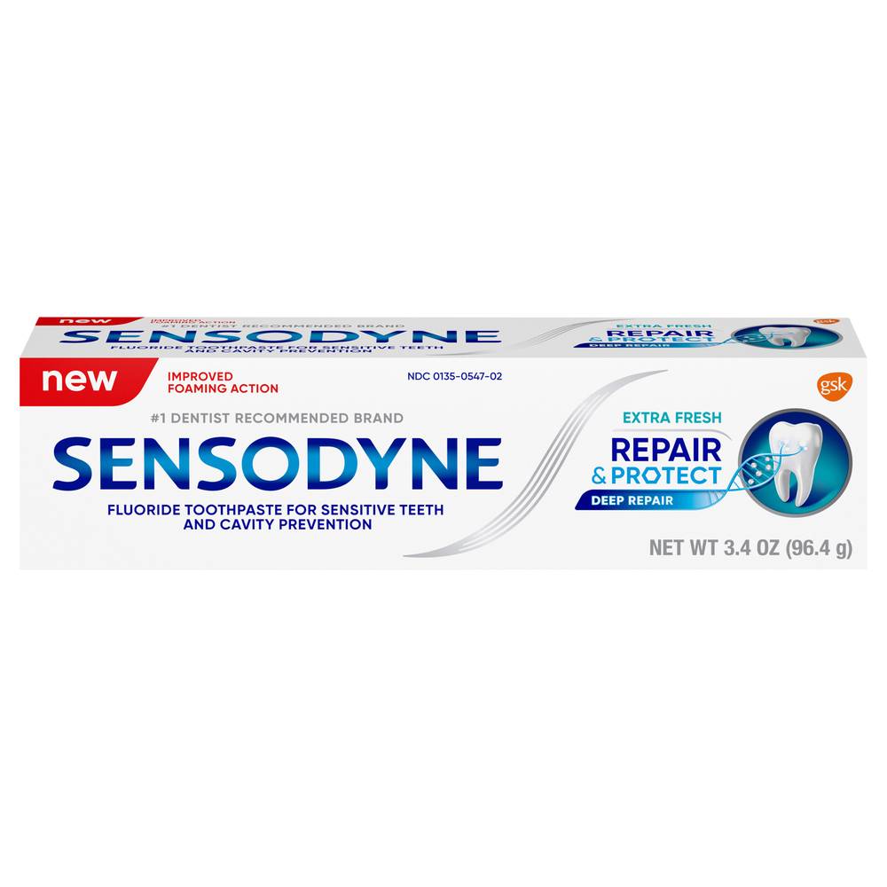 Sensodyne Repair & Protect Extra Fresh Sensitive Toothpaste For Sensitive Teeth (3.4 oz)