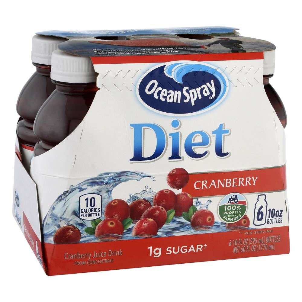 Ocean Spray Diet Cranberry Juice Drink (6 pack, 10 fl oz)