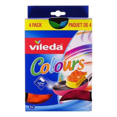 Vileda scrunge - non scratch foam back scourers (4 units)