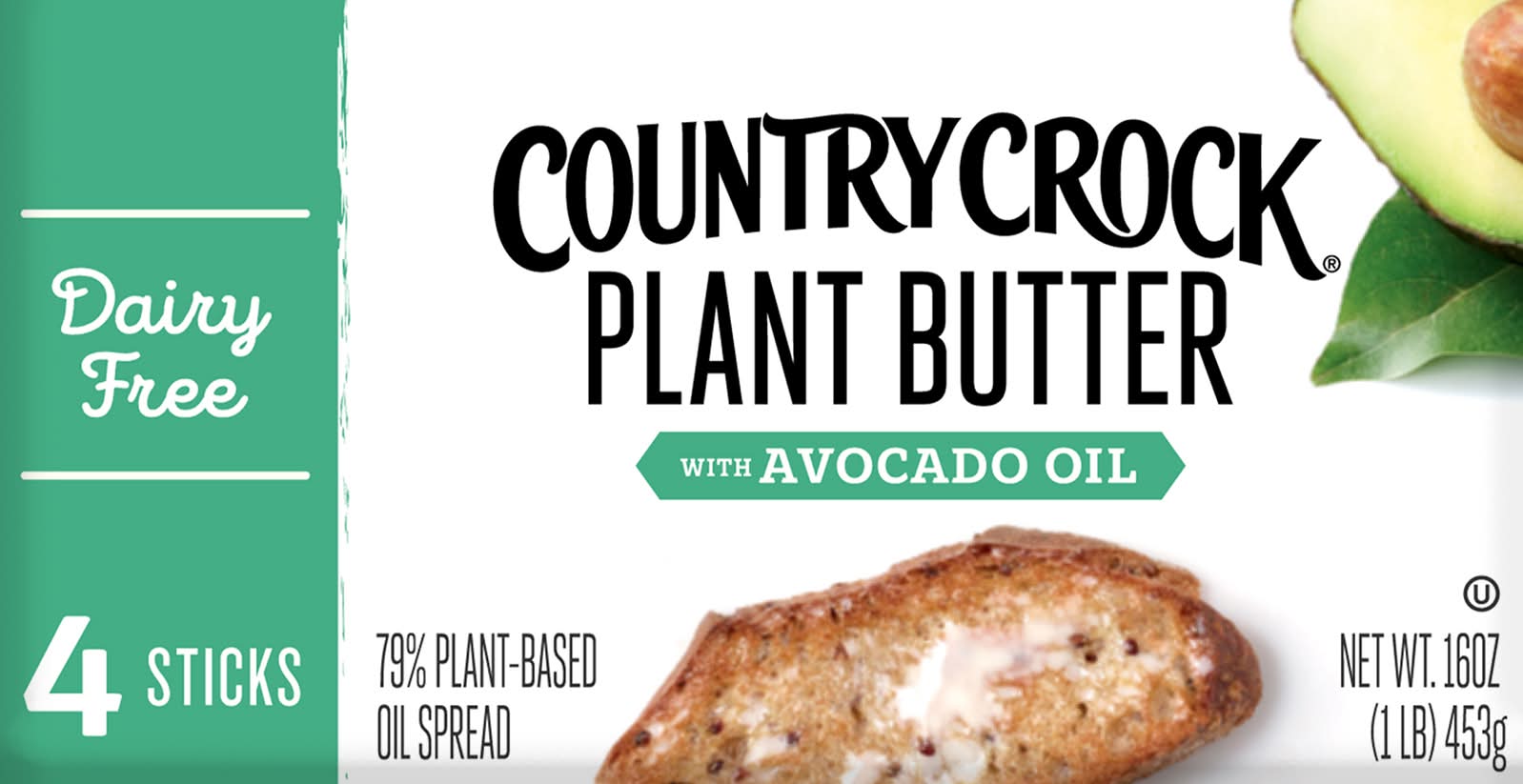 Country Crock Dairy Free Avocado Oil Plant Butter Sticks - Delivery in  Under an Hour | Butter & Margarine | Uber Eats