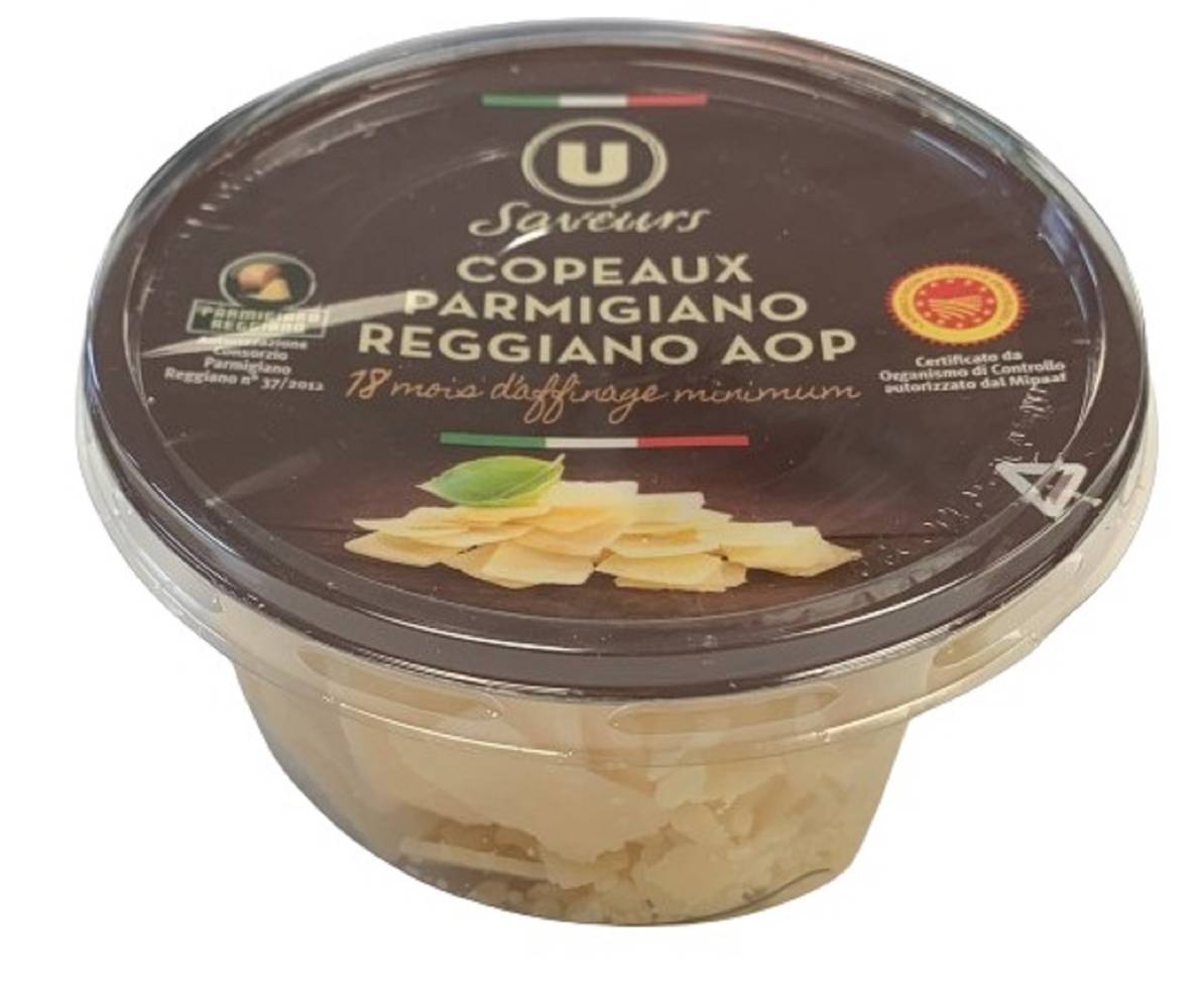 U Saveurs - Fromage copeaux de parmigiano reggiano aop (60g)