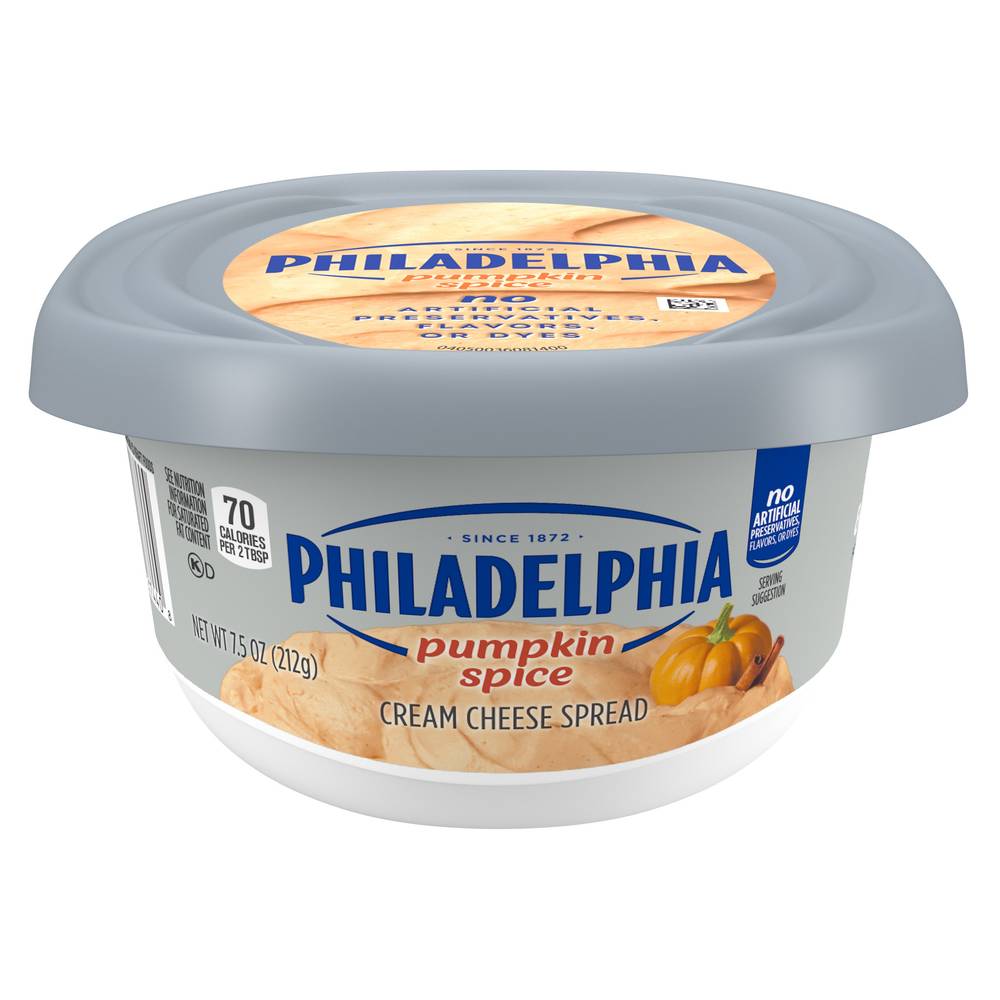 Philadelphia Pumpkin Spice Cream Cheese Spread (7.5 oz)