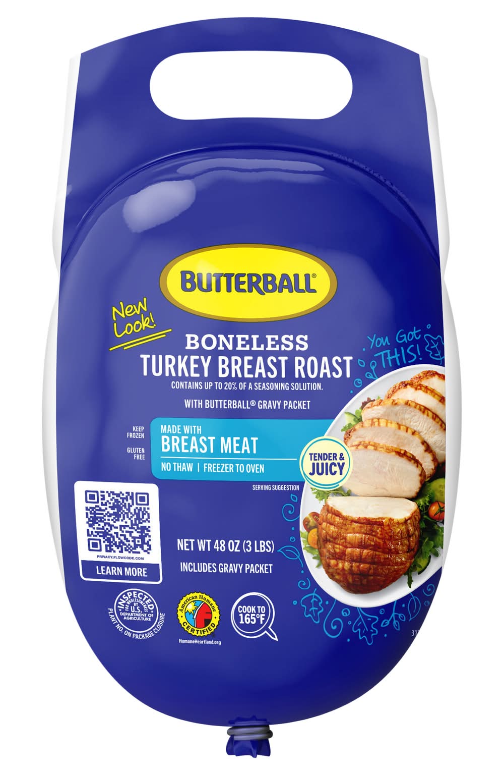 Butterball Boneless Turkey Breast Roast With Gravy Packet (48 oz)