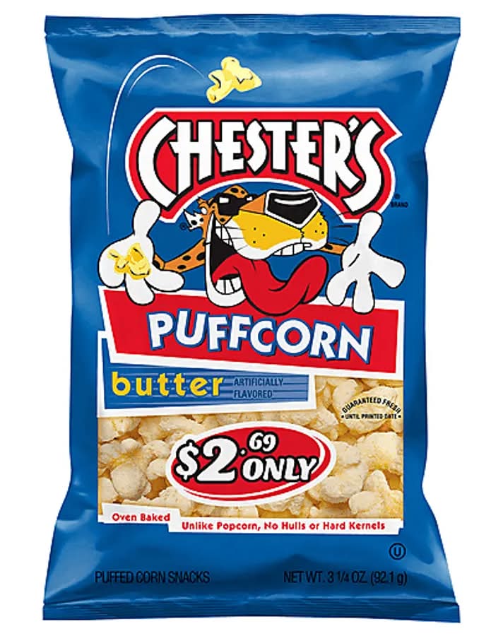 Chester's Puffed Corn Snacks Butter