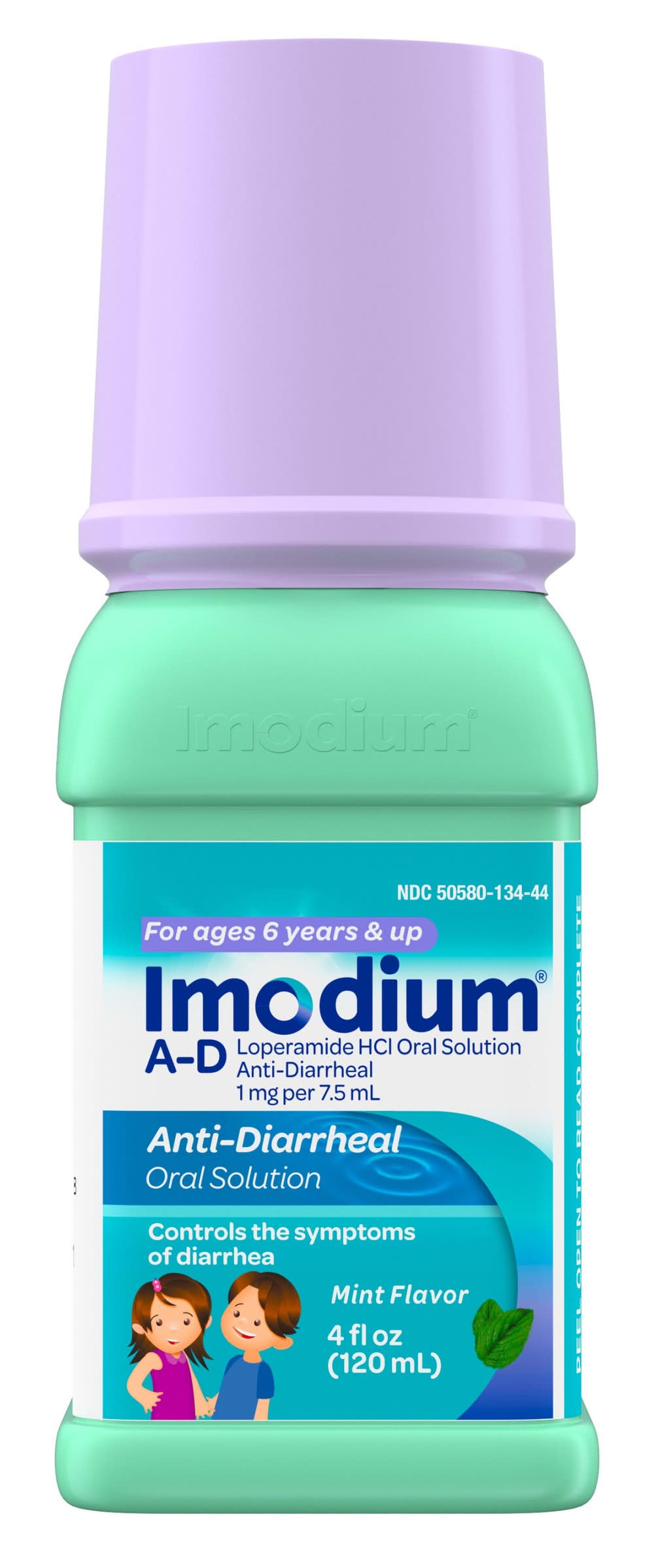 Imodium Anti-Diarrheal Oral Solution For Kids, Mint (4 fl oz)