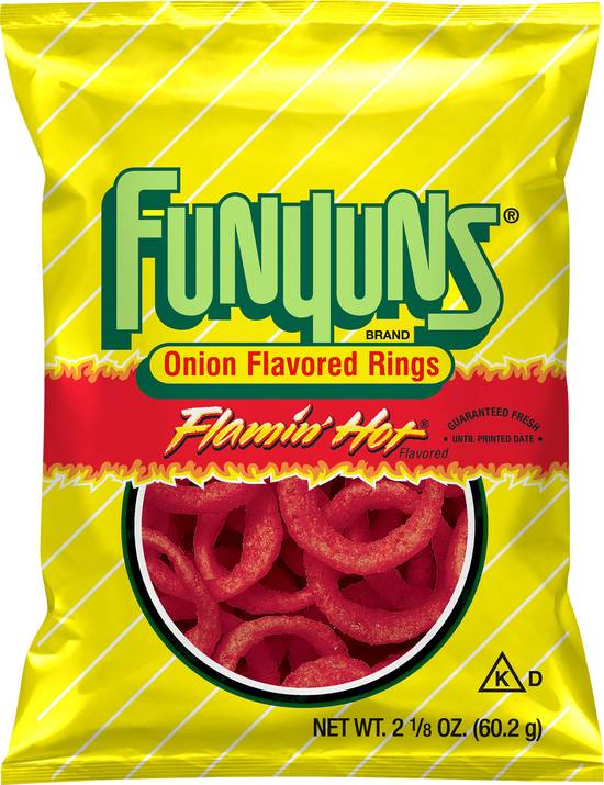 Funyuns Onion Flavored Rings Flamin' Hot