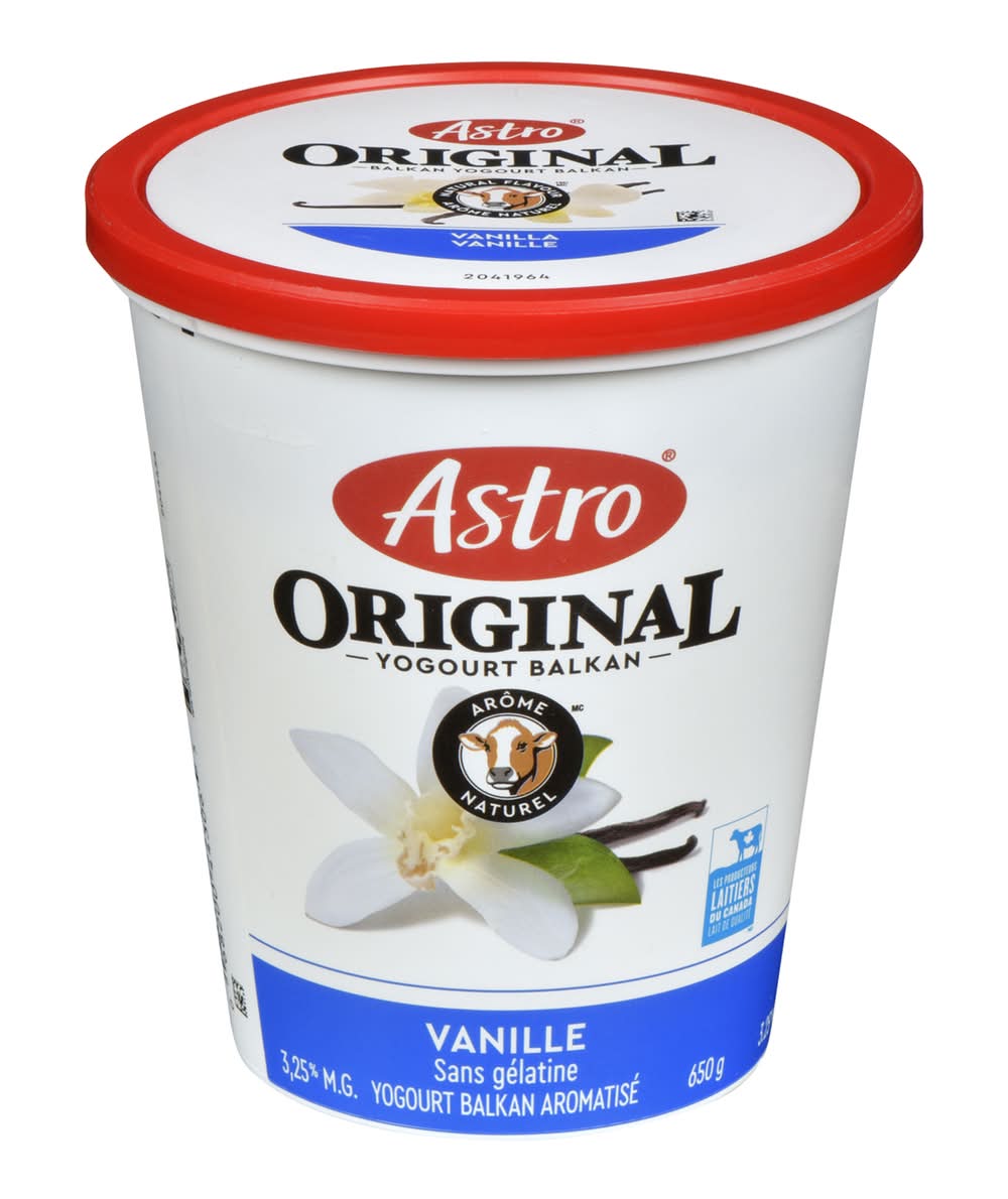 Astro yogourt balkan original - original balkan yogurt (vanille)