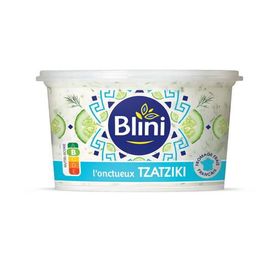 Blini - Tzatziki fromage frais et concombres
