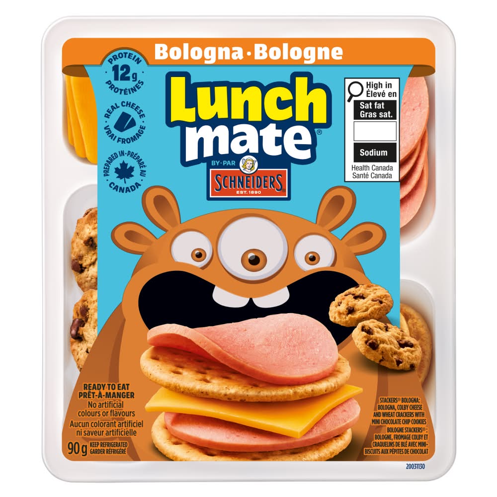 Lunch mate kit de collations au bologna - bologna snack kit