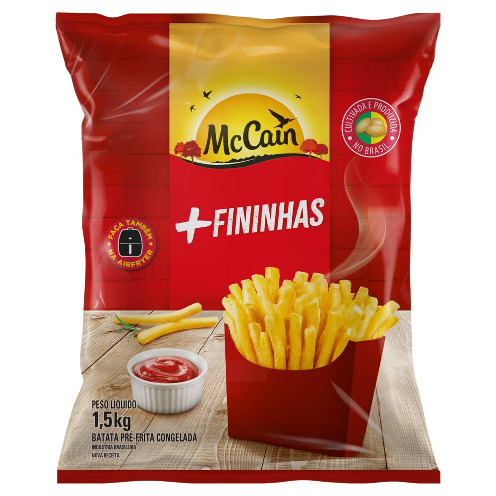 Mccain batata +fininhas pré-frita congelada (1,5 kg)