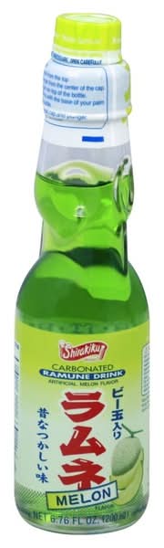 Melon Ramune Carbonated Drink 6.76oz