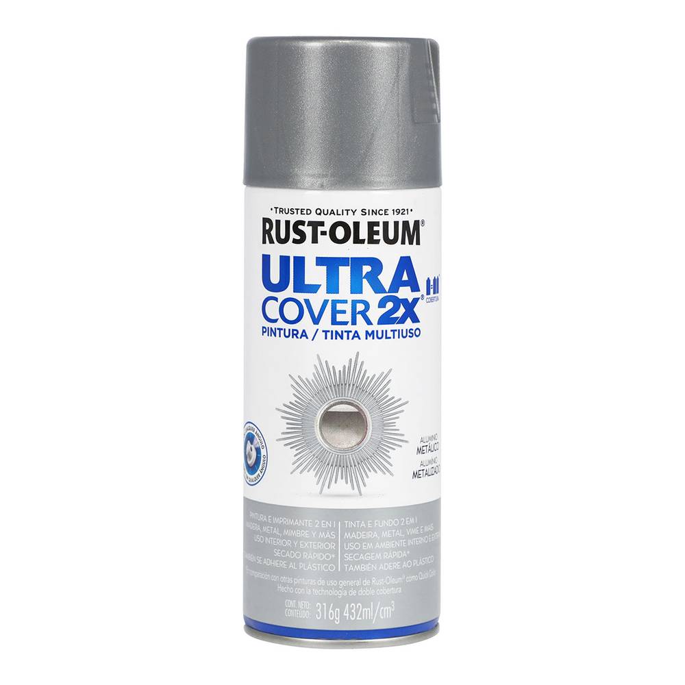 Rust-oleum pintura en aerosol aluminio metálico (lata 312 g)