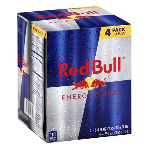 Red Bull Energy Drink (4 x 8.4 fl oz)