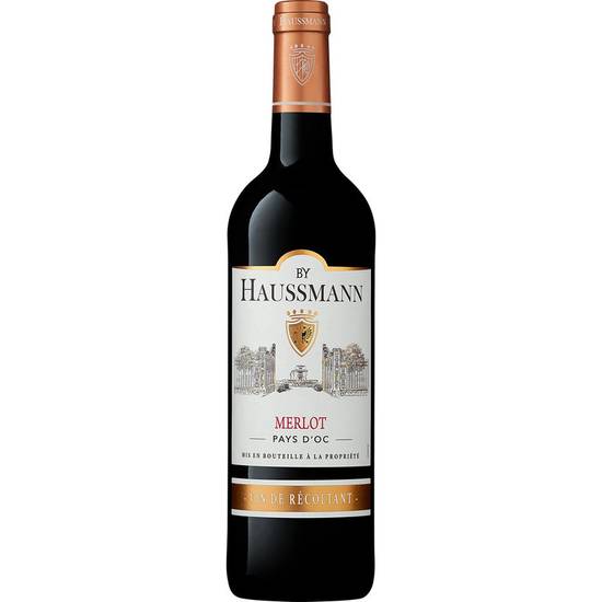 Vin rouge merlot Haussmann 75cl