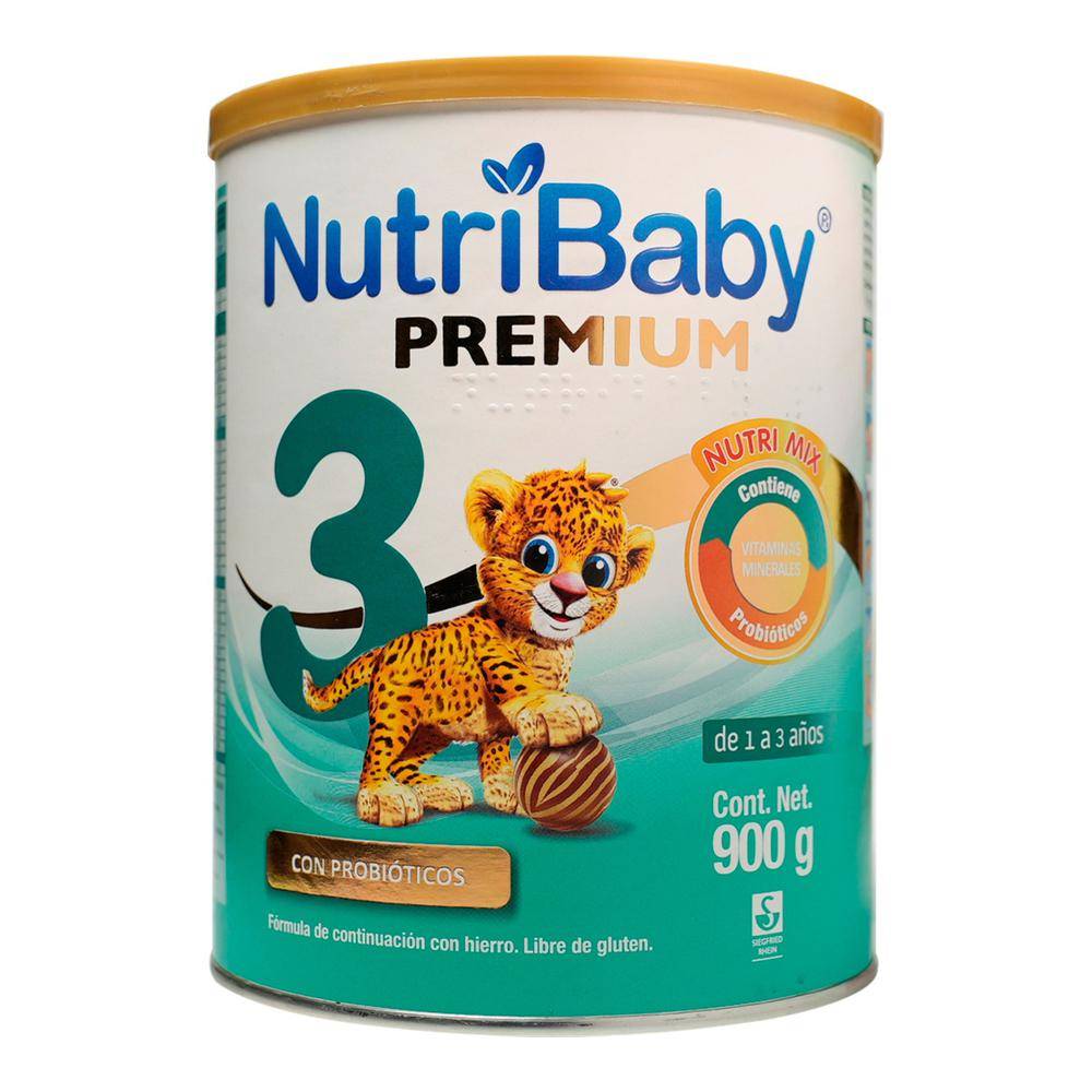 Nutribaby fórmula infantil premium etapa 3 (lata 900 g)