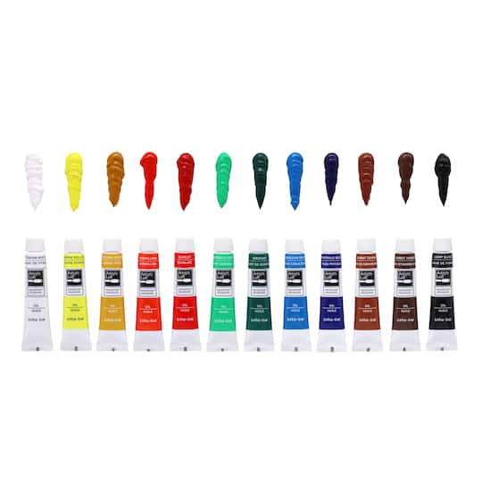 12 Color Oil Paint Set By Artist'S Loft Necessities