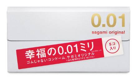 Sagami．相模元祖 0.01 PU 保險套 5入