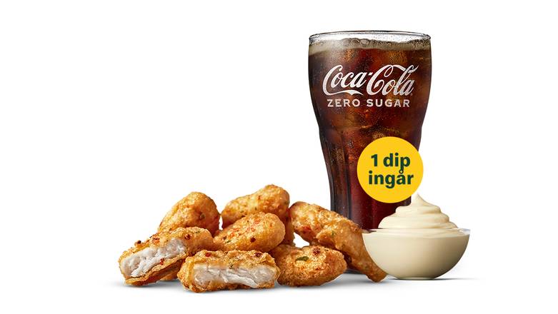 6 st Spicy Chicken McNuggets® & Läsk